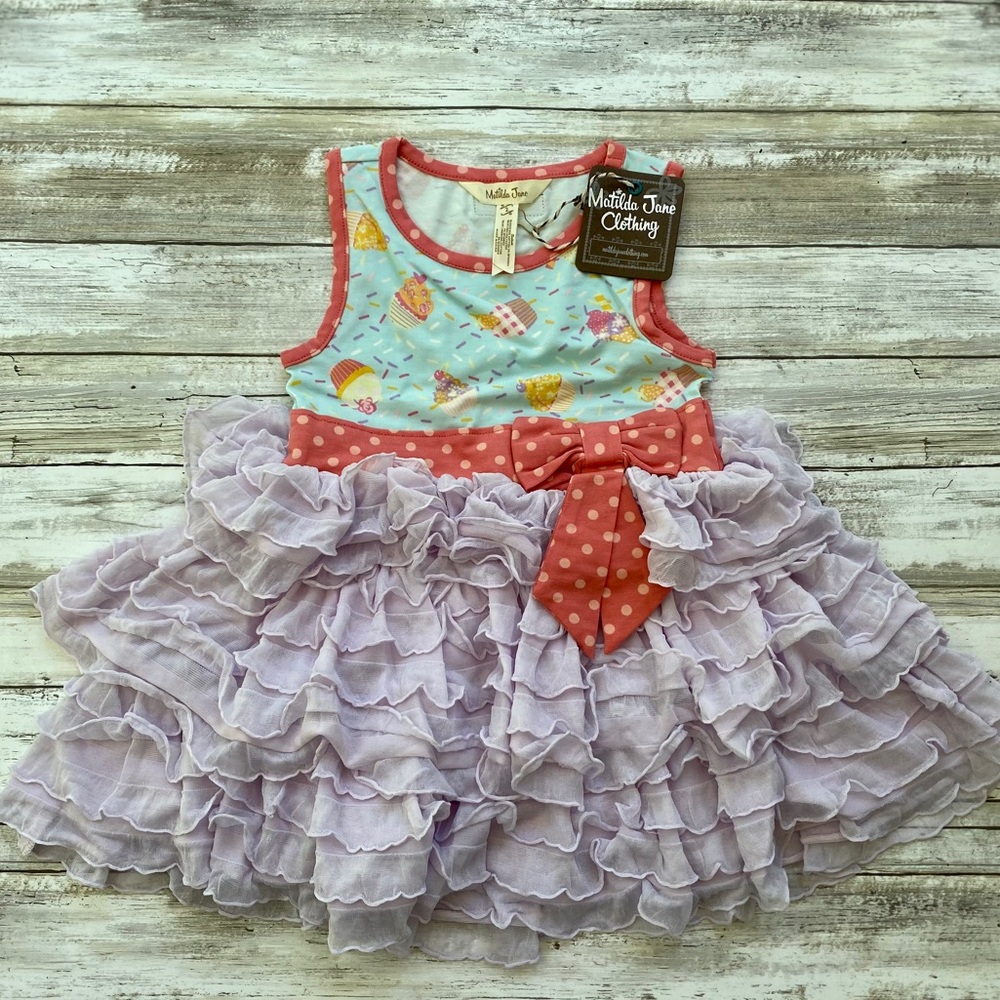 NWT Matilda Jane Let’s Eat Cake Tulle Twirl Dress